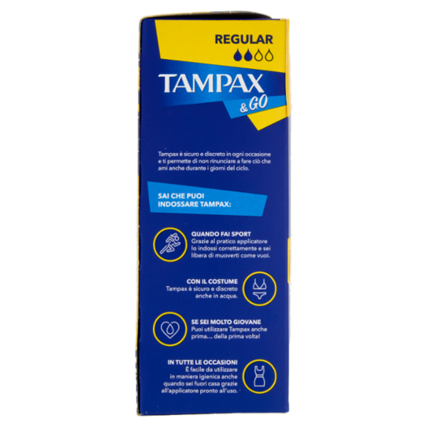 Tampax & Go Regular 18 pz