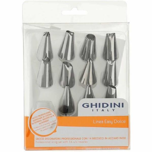 Ghidini Sacco Decoratore Professionale 14 Beccucci Inox