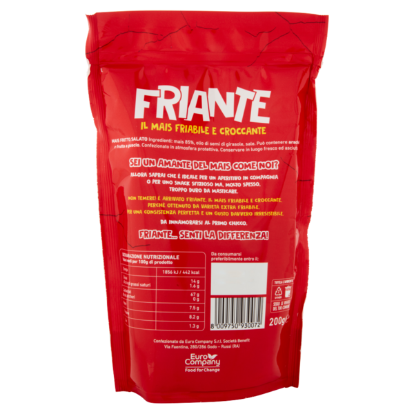 Euro Company Friante il Mais Friabile e Croccante 200 g