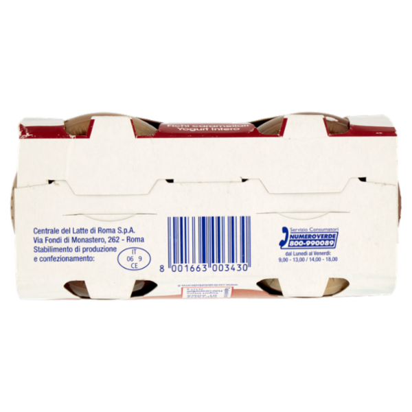 Centrale del Latte di Roma lo Yogurt di una Volta Cremoso Fichi caramellati Yogurt Intero 2 x 125 g