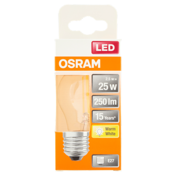 Osram Led Star Classic P 25 Warm White 2.5 W E27