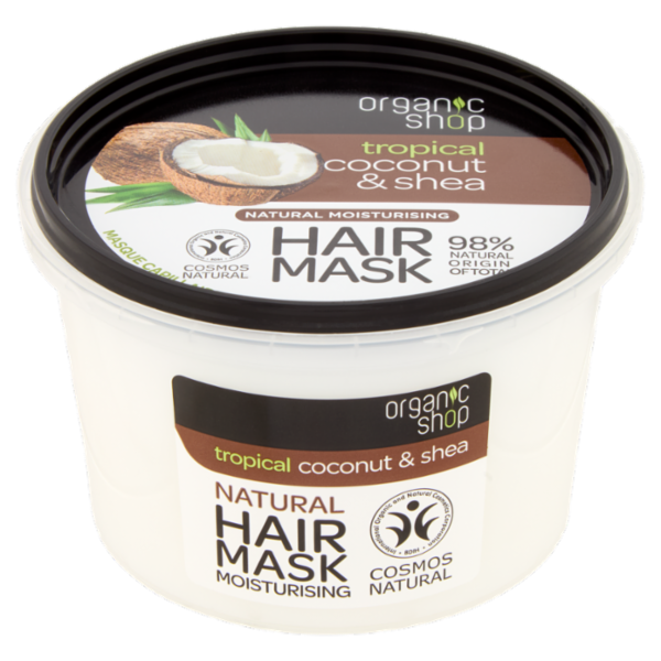 organic shop tropical coconut & shea Hair Mask 250 ml