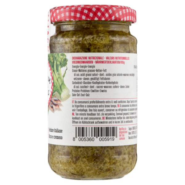 Le Conserve della nonna Pesto Broccoli e Cime di Rapa 190 g