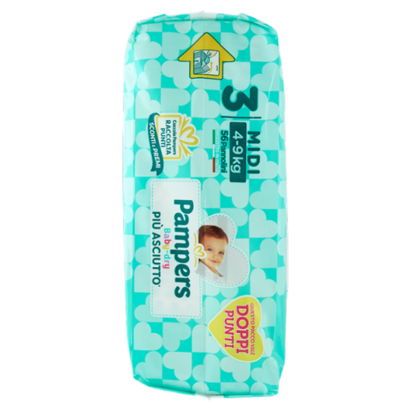 Pampers Baby-dry Midi 28 + 28 pz