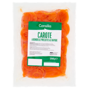 Consilia Carote Pulite, Precotte e Pronte Da Cucinare 250 g