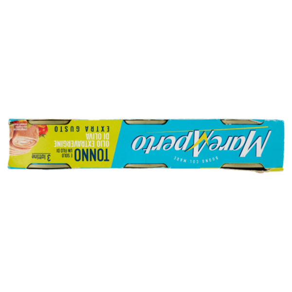 Mare Aperto Tonno Extra Gusto e Solo un Filo di Olio Extravergine di Oliva 3 x 60 g