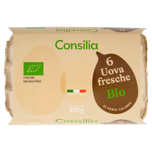 Consilia 6 Uova Fresche Bio 330 g
