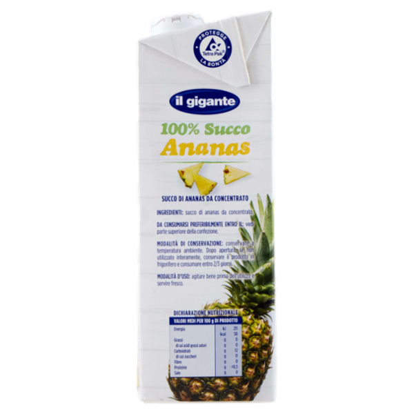 IL GIGANTE 100% Succo Ananas 1000 ml