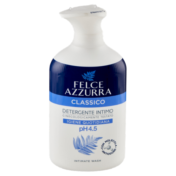 Felce Azzurra Classico Detergente Intimo Igiene Quotidiana pH 4.5 250 ml