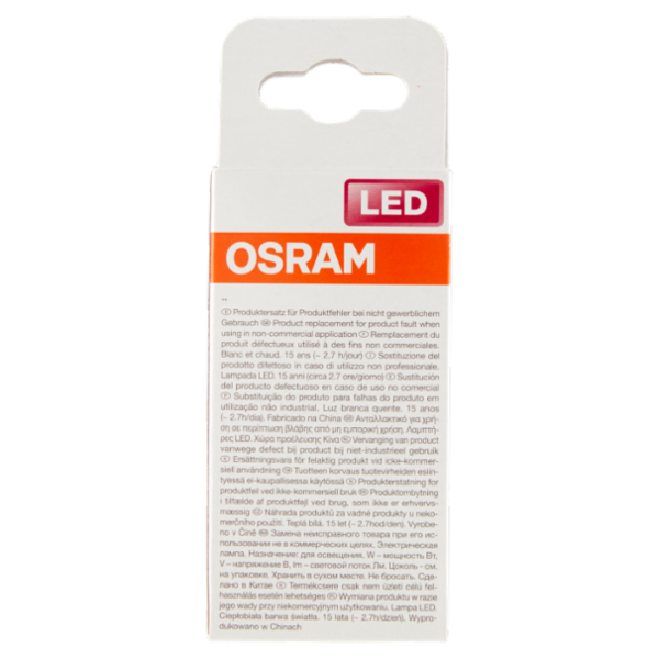 Osram Led Classic P 40 Warm White 4.0 W E14
