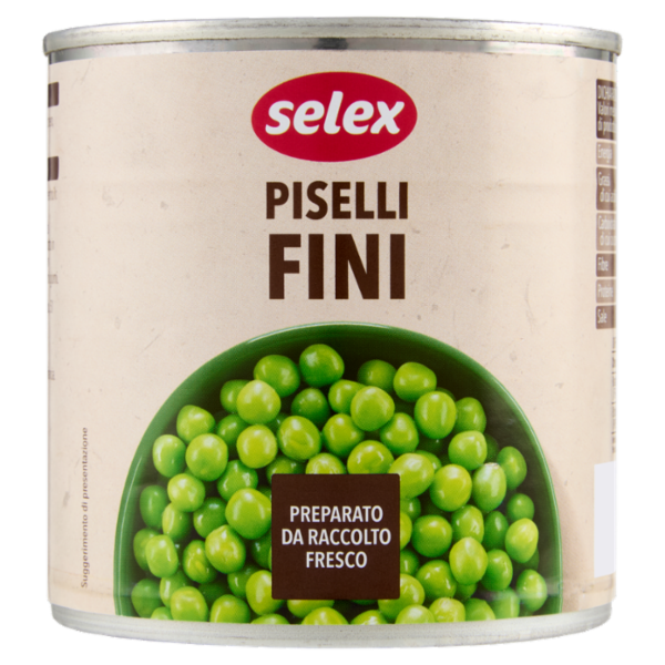 Selex Piselli Fini Lessati 410 g