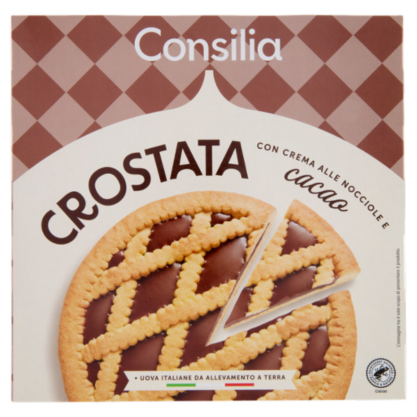 Consilia Crostata con Crema alle Nocciole e Cacao 380 g