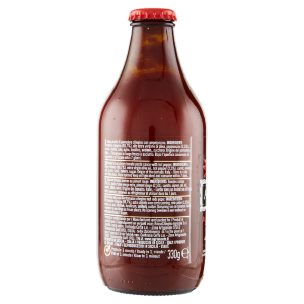 Agromonte Salsa Pronta al Peperoncino di Ciliegino la Piccante 330 g