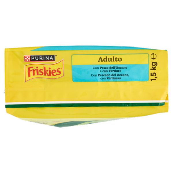 PURINA FRISKIES Adult Pesce dell'Oceano e con Verdure 1,5kg