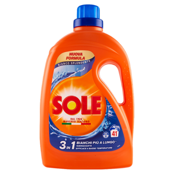 Sole Detersivo lavatrice Bianco Splendente 41 lavaggi 1,845 L
