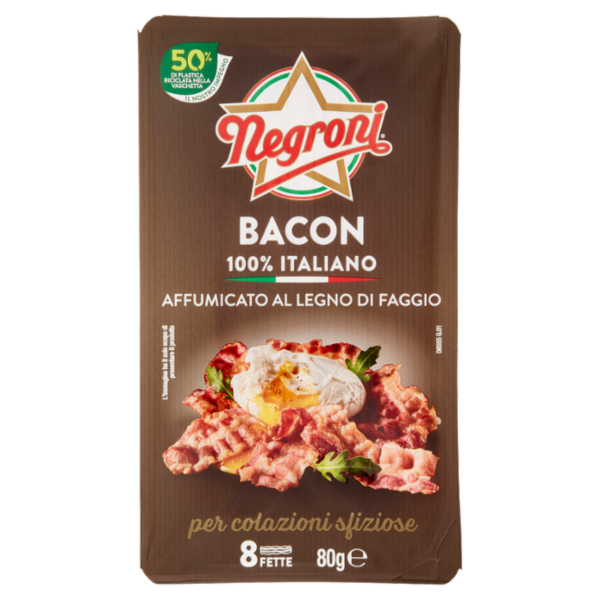 Negroni Bacon Affumicato al Legno di Faggio 80 g