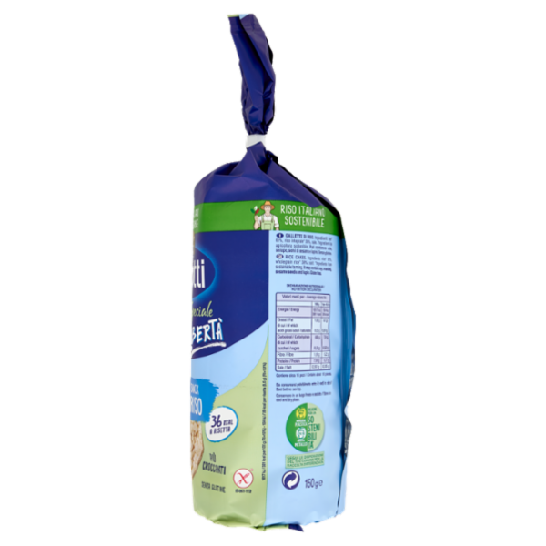 Riso Scotti Selezione Speciale Gusto in Libertà Risette Snack 100% Riso 150 g