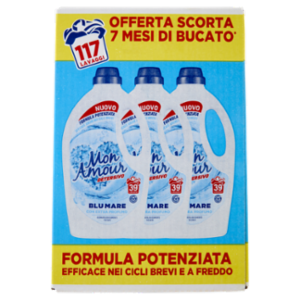Mon Amour Detersivo Blu Mare 3 x 1,560 L