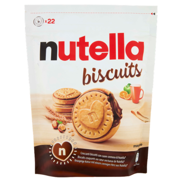 nutella biscuits 22 pezzi 304 g