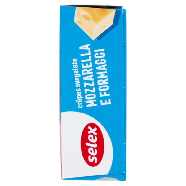 Selex Crêpes Surgelate Mozzarella e Formaggio 4 pezzi 250 g