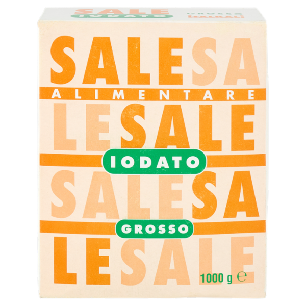 Italkali Sale Alimentare Iodato Grosso 1000 g