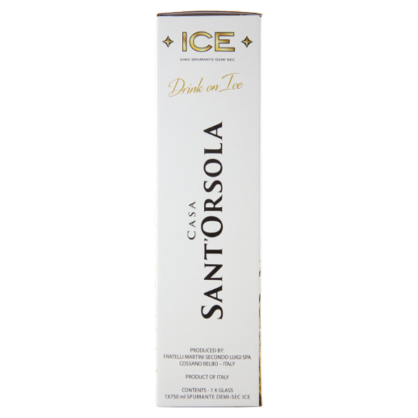 Casa Sant'Orsola Ice Vino Spumante Demi Sec 750 ml + Calice