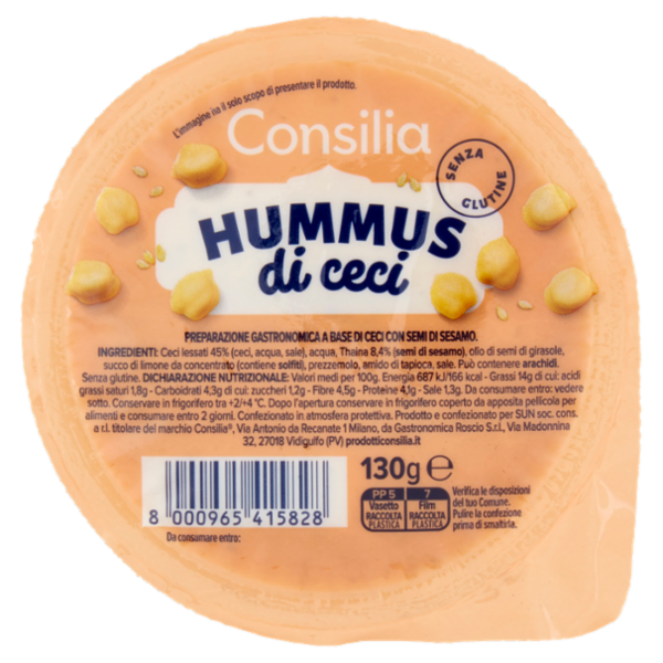 Consilia Hummus Fresco di Ceci 130g