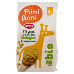 Selex Primi Anni Pastina Per L'Infanzia Stelline Biologica 350 g
