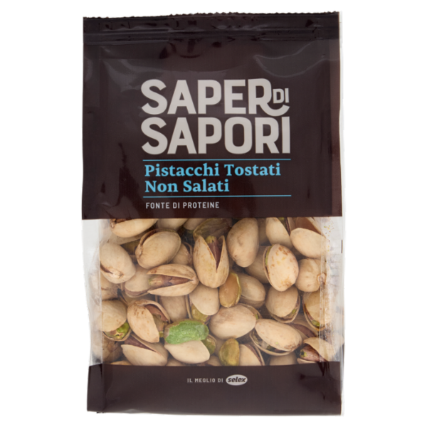 Selex Saper di Sapori Frutta Secca Pistacchi Tostati e Non Salati 200 g