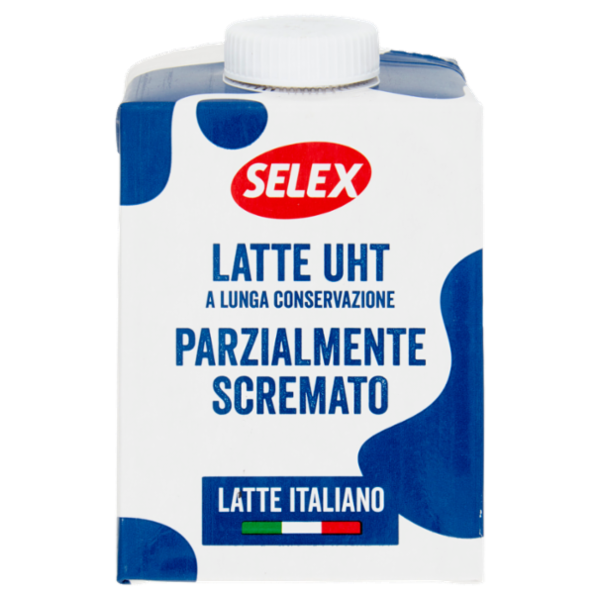 Selex Latte Uht Parzialmente Scremato 500 ml