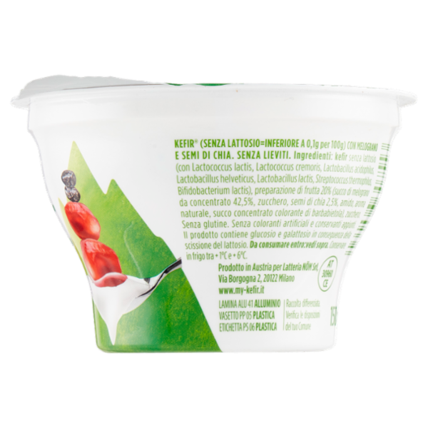 Milk Kefir Melograno e Chia 150 g