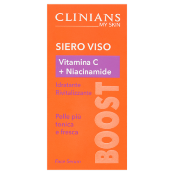 Clinians My Skin Siero Viso Vitamina C + Niacinamide Idratante Rivitalizzante 30 ML