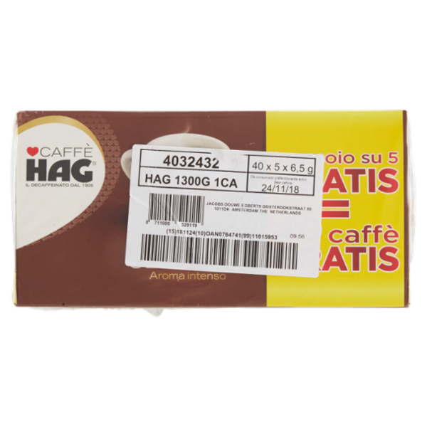 Caffè HAG Classico 5 Vassoi 40 x 6,5 g