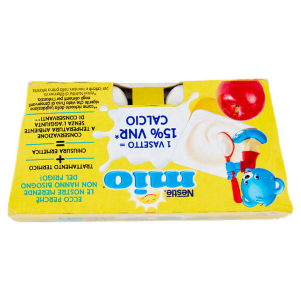 NESTLÉ MIO Merenda Latte Fermentato Mela 4 vasetti da 100 g