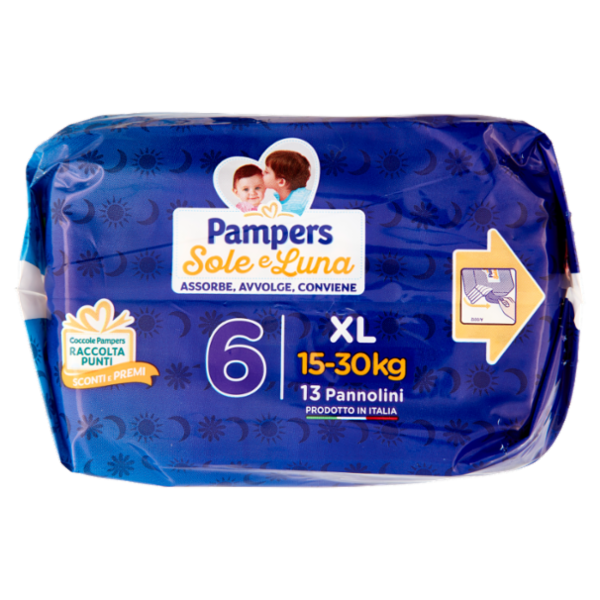 Pampers Sole e Luna 6 XL 13 pz