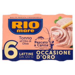 Rio Mare Tonno All'Olio Di Oliva 6 x 120 g