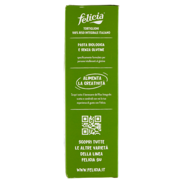 Felicia Bio Tortiglioni Riso Integrale 340 g