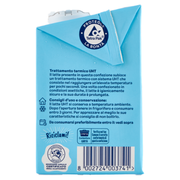 Arborea Latte Parzialmente Scremato UHT a Lunga Conservazione 500 ml