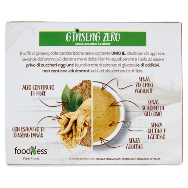 foodNess Ginseng Zero Dolcegusto Compatibile 10 x 6 g