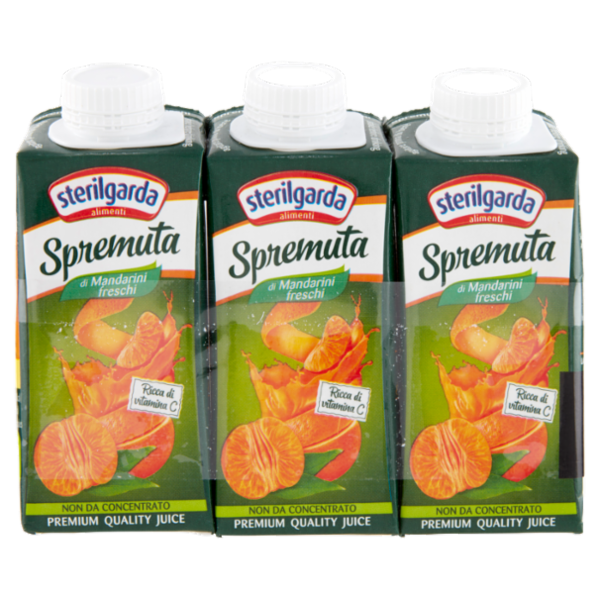 sterilgarda Spremuta di Mandarini freschi 3 x 200 ml