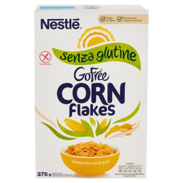 GO FREE Corn Flakes Fiocchi di mais senza glutine 375 g