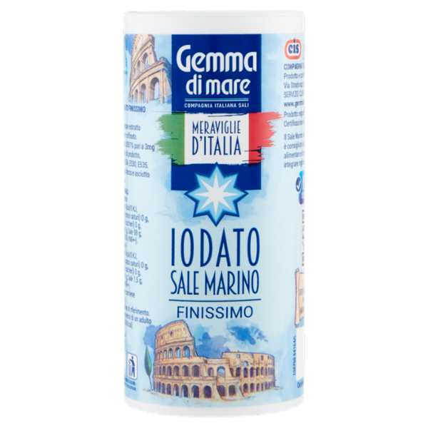 Gemma Di Mare Sale Marino Iodato Finissimo 125 G