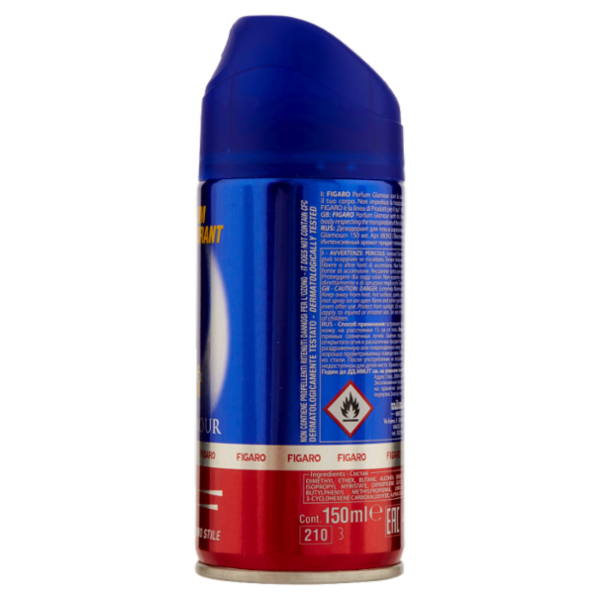 Figaro Uomo Body Spray Glamour 150 ml