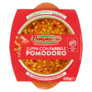 DimmidiSì Zuppa Con Farro e Pomodoro 620 g