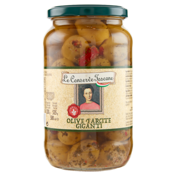 Le Conserve Toscane Olive Farcite Giganti 535 g