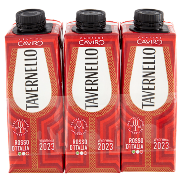 Tavernello Rosso d'Italia 3 x 0,25 L
