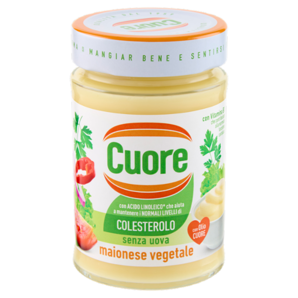 Cuore maionese vegetale senza uova 180 g