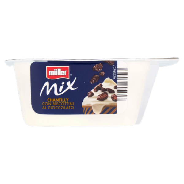 müller Mix Yogurt Gusto Chantilly con Biscottini al Cioccolato 150 g