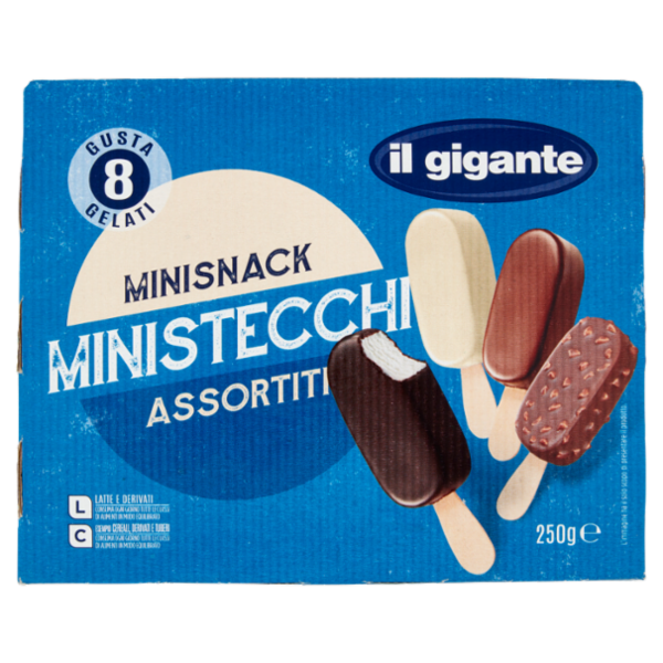 IL GIGANTE Ministecchi Assortiti 8 x 31 g