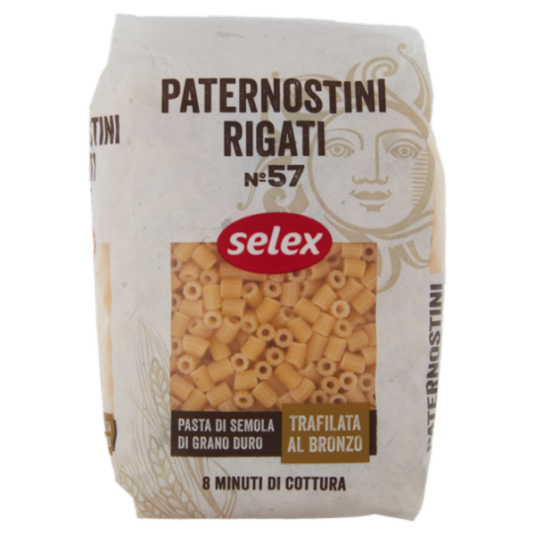 Selex Pasta di Semola Trafilata al Bronzo Paternostini 500 g